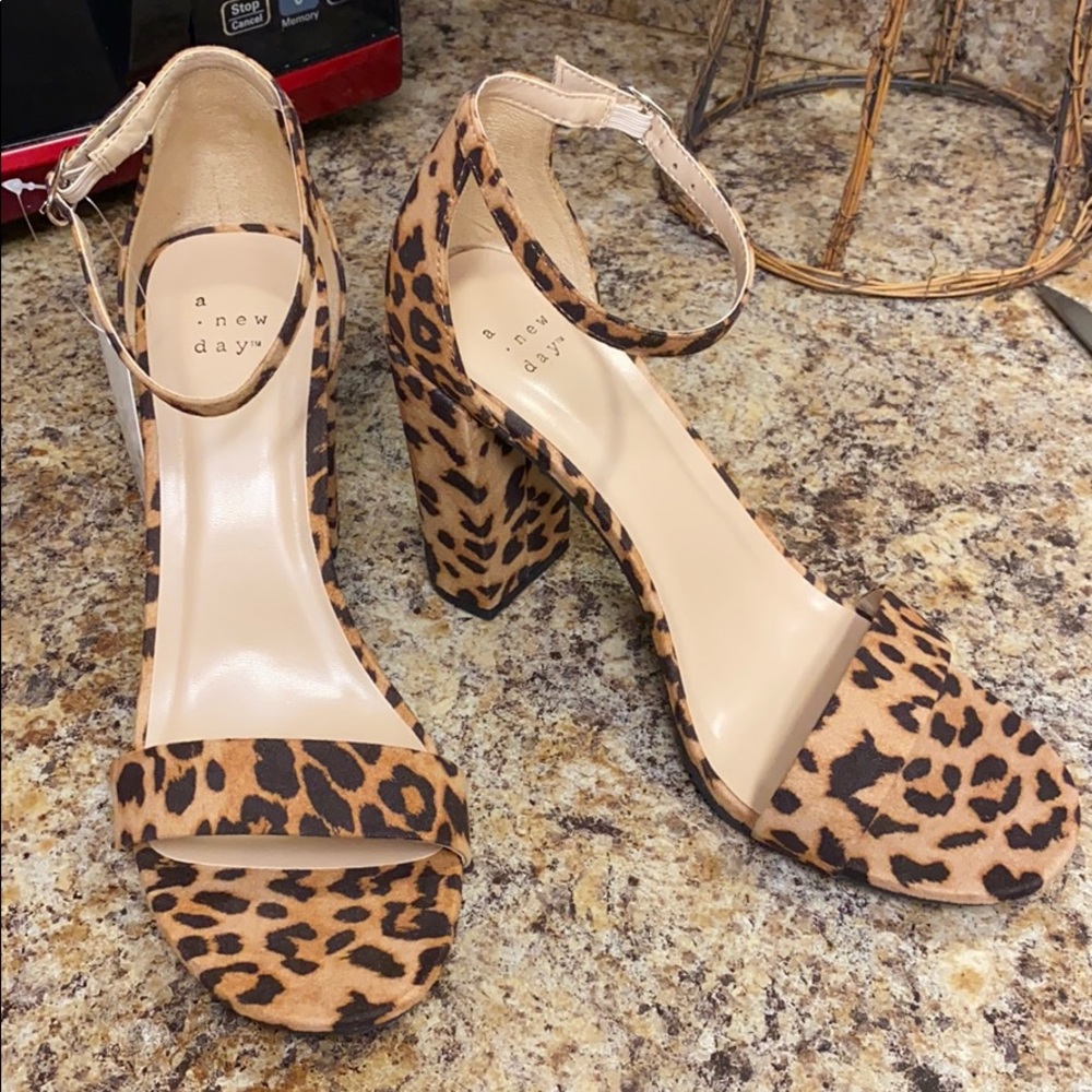 Cheetah print heels